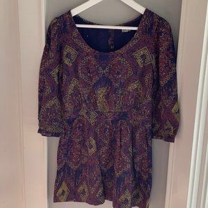 Urban Outfitters Cutout Back Babydoll Mini Dress